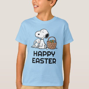 T-shirt cacahuètes   Snoopy Happy Pâques