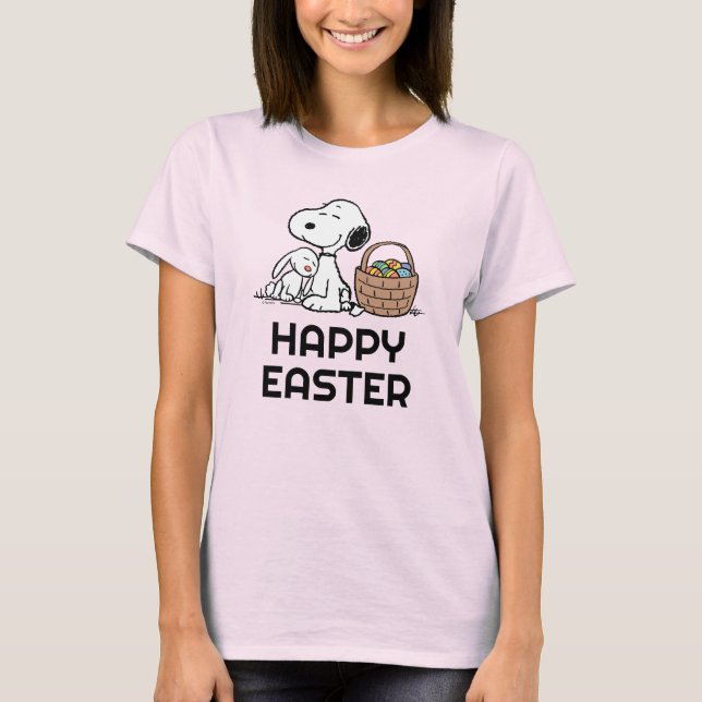 T-shirt cacahuètes | Snoopy Happy Pâques (Devant)