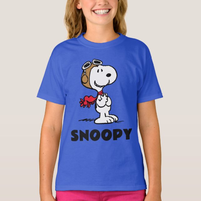 T-shirt cacahuètes | Snoopy L'As Volant (Devant)