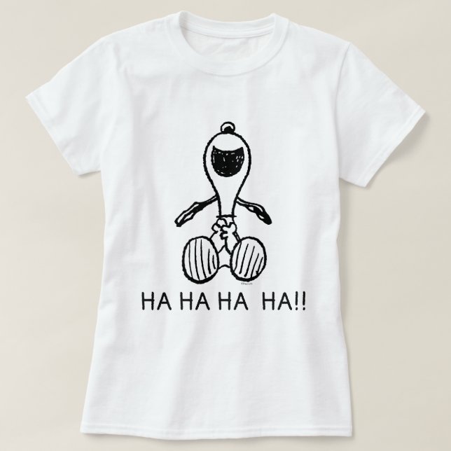 T-shirt cacahuètes | Snoopy Laughs (Design devant)