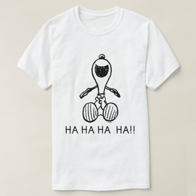 T-shirt cacahuètes | Snoopy Laughs (Design devant)