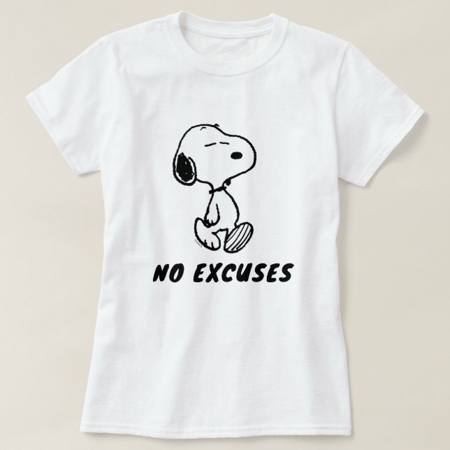 T-shirt cacahuètes | Snoopy Positive Walk (Design devant)