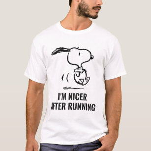 T-shirt cacahuètes   Snoopy Running
