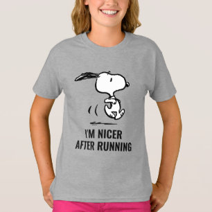 T-shirt cacahuètes   Snoopy Running