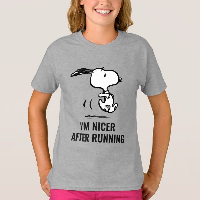 T-shirt cacahuètes | Snoopy Running (Devant)