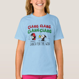 T-shirt cacahuètes   Snoopy Santa Claus & Lucy