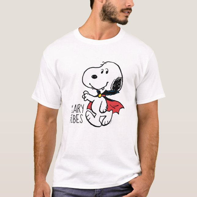 T-shirt cacahuètes | Snoopy Smiling Vampire (Devant)