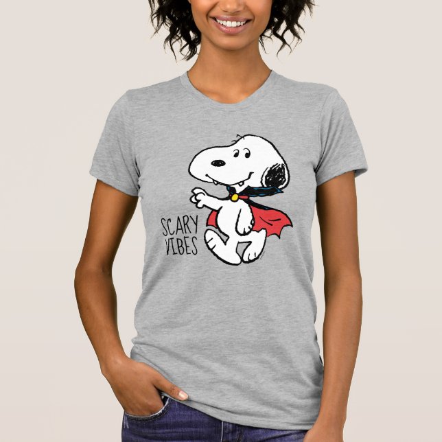 T-shirt cacahuètes | Snoopy Smiling Vampire (Devant)