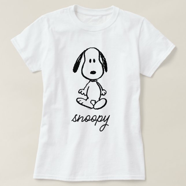 T-shirt cacahuètes | Snoopy Standing Tall (Design devant)