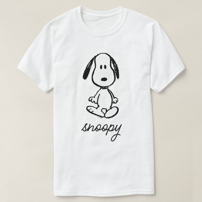 T-shirt cacahuètes | Snoopy Standing Tall (Design devant)
