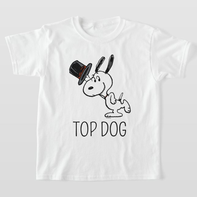 T-shirt cacahuètes | Snoopy Top Hat Dance (Poser)