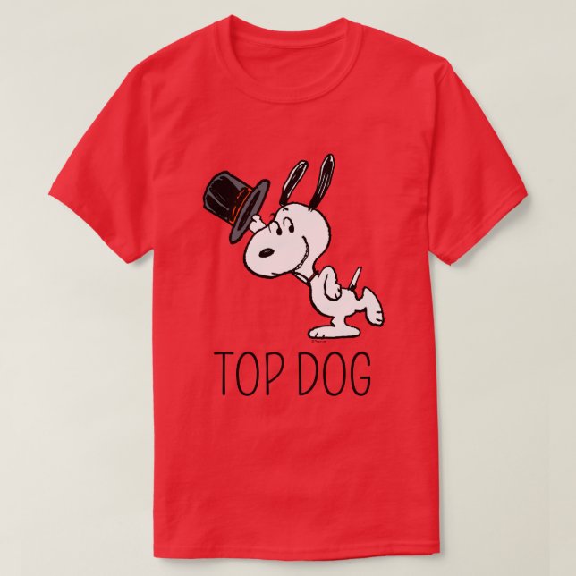 T-shirt cacahuètes | Snoopy Top Hat Dance (Design devant)