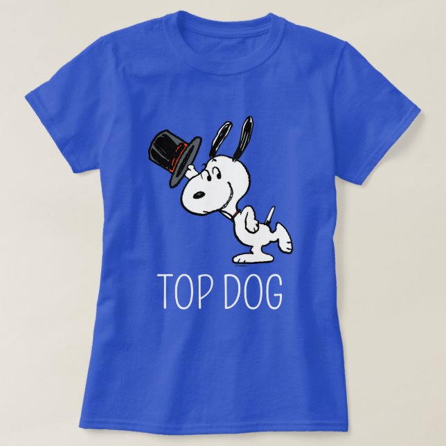 T-shirt cacahuètes | Snoopy Top Hat Dance (Design devant)