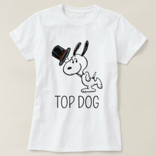 T-shirt cacahuètes   Snoopy Top Hat Dance