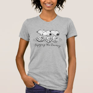 T-shirt cacahuètes   Snoopy Walking Tall