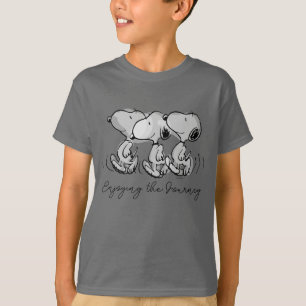T-shirt cacahuètes   Snoopy Walking Tall