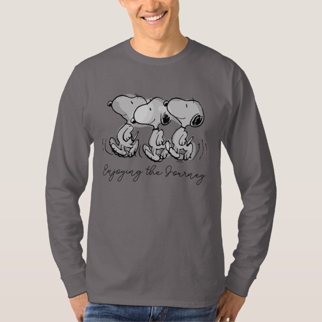 T-shirt cacahuètes | Snoopy Walking Tall (Devant)