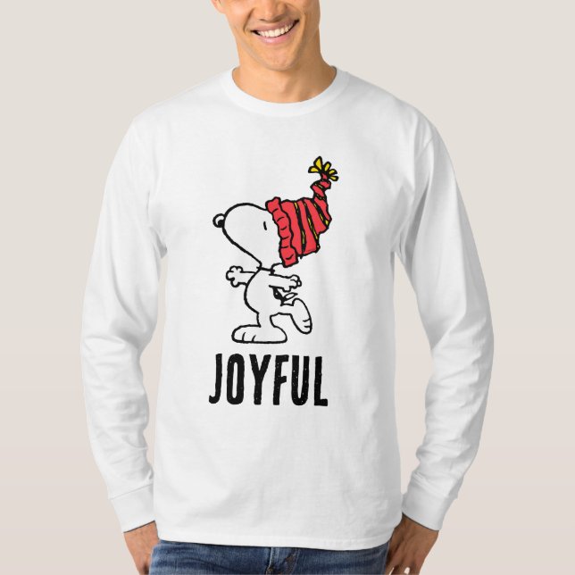 T-shirt cacahuètes | Snoopy Winter Beanie Casquette (Devant)
