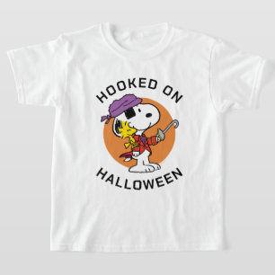 T-shirt cacahuètes   Snoopy & Woodstock accroché à Hallowe