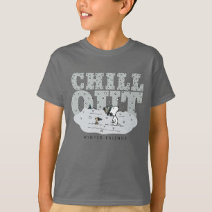 T-shirt cacahuètes   Snoopy & Woodstock Chill Out