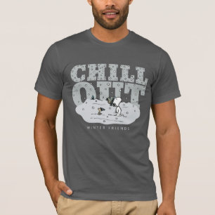 T-shirt cacahuètes   Snoopy & Woodstock Chill Out
