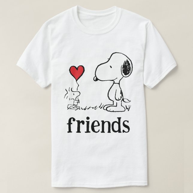 T-shirt cacahuètes | Snoopy & Woodstock Friends (Design devant)
