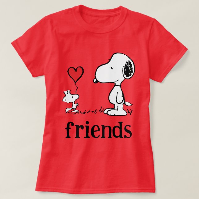 T-shirt cacahuètes | Snoopy & Woodstock Friends (Design devant)