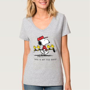 T-shirt cacahuètes   Snoopy, Woodstock & Friends Golf