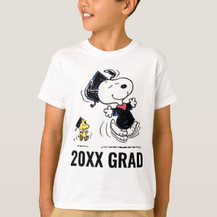 T-shirt cacahuètes Snoopy & Woodstock Graduation