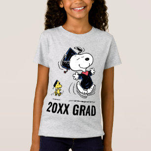 T-Shirt cacahuètes Snoopy & Woodstock Graduation