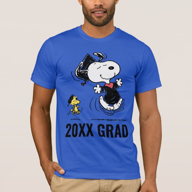 T-shirt cacahuètes | Snoopy & Woodstock Graduation (Devant)