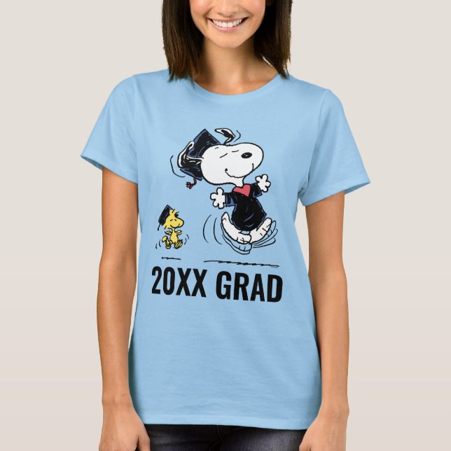 T-shirt cacahuètes | Snoopy & Woodstock Graduation (Devant)