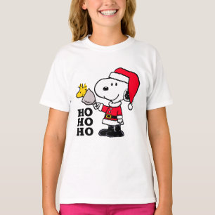 T-shirt cacahuètes   Snoopy & Woodstock Ho Ho Ho