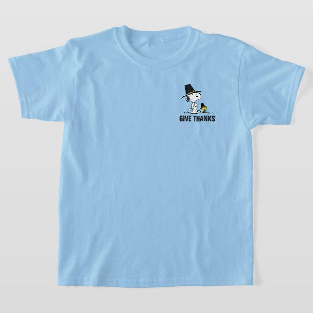 T-shirt cacahuètes | Snoopy & Woodstock Pilgrim (Poser)