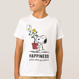 T-shirt cacahuètes Snoopy & Woodstock Plante A Tree