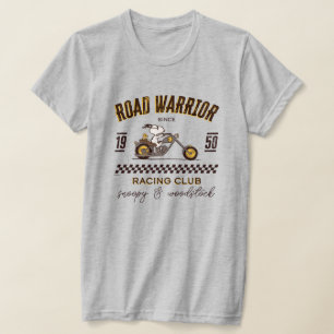 T-shirt cacahuètes   Snoopy & Woodstock Road Warriors