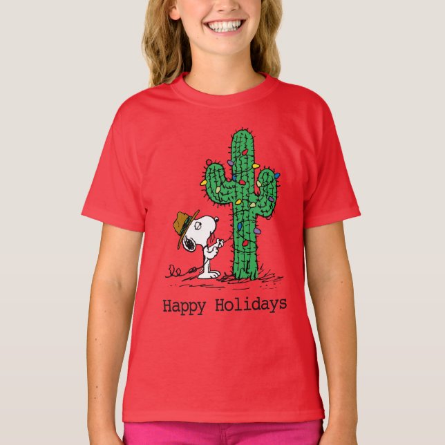 T-shirt cacahuètes | Spike's Holiday Cactus (Devant)