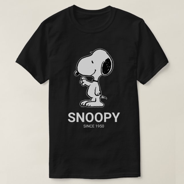 T-shirt cacahuètes | Vagues Snoopy (Design devant)