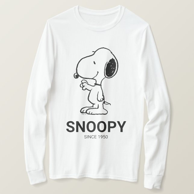 T-shirt cacahuètes | Vagues Snoopy (Design devant)