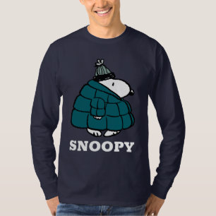 T-shirt cacahuètes Veste Snoopy Winter Puffer