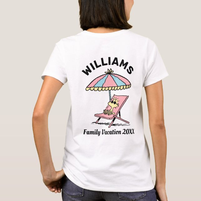 T-shirt cacahuètes | Woodstock Beach Vacances en famille (Dos)