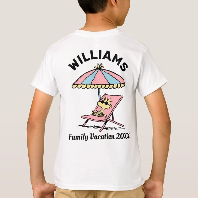 T-shirt cacahuètes | Woodstock Beach Vacances en famille (Dos)