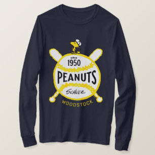 T-shirt cacahuètes   WoodstockPeanuts Baseball depuis 1950