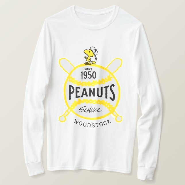 T-shirt cacahuètes | WoodstockPeanuts Baseball depuis 1950 (Design devant)