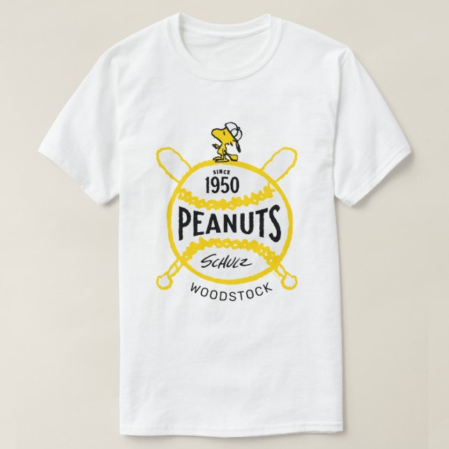 T-shirt cacahuètes | WoodstockPeanuts Baseball depuis 1950 (Design devant)