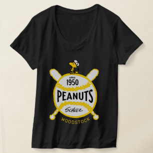 T-shirt cacahuètes   WoodstockPeanuts Baseball depuis 1950