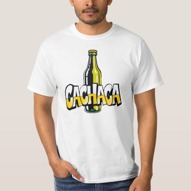 T-shirt Cachaça, graffiti, street art, boisson, urban (Devant)