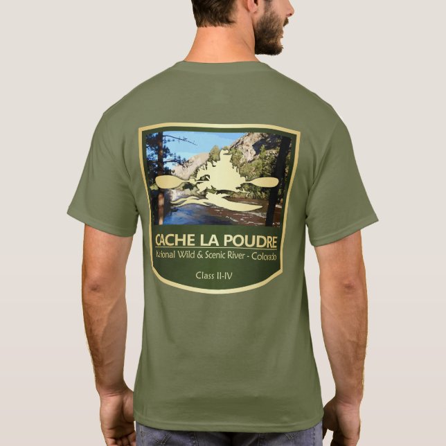 T-shirt Cache la Poudre (PFK) (Dos)