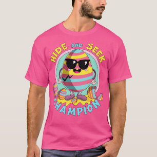 T-shirt Cacher et chercher l'oeuf Champion Drôle lapin de