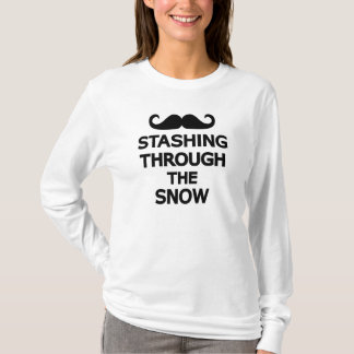T-shirt Cacher par la neige